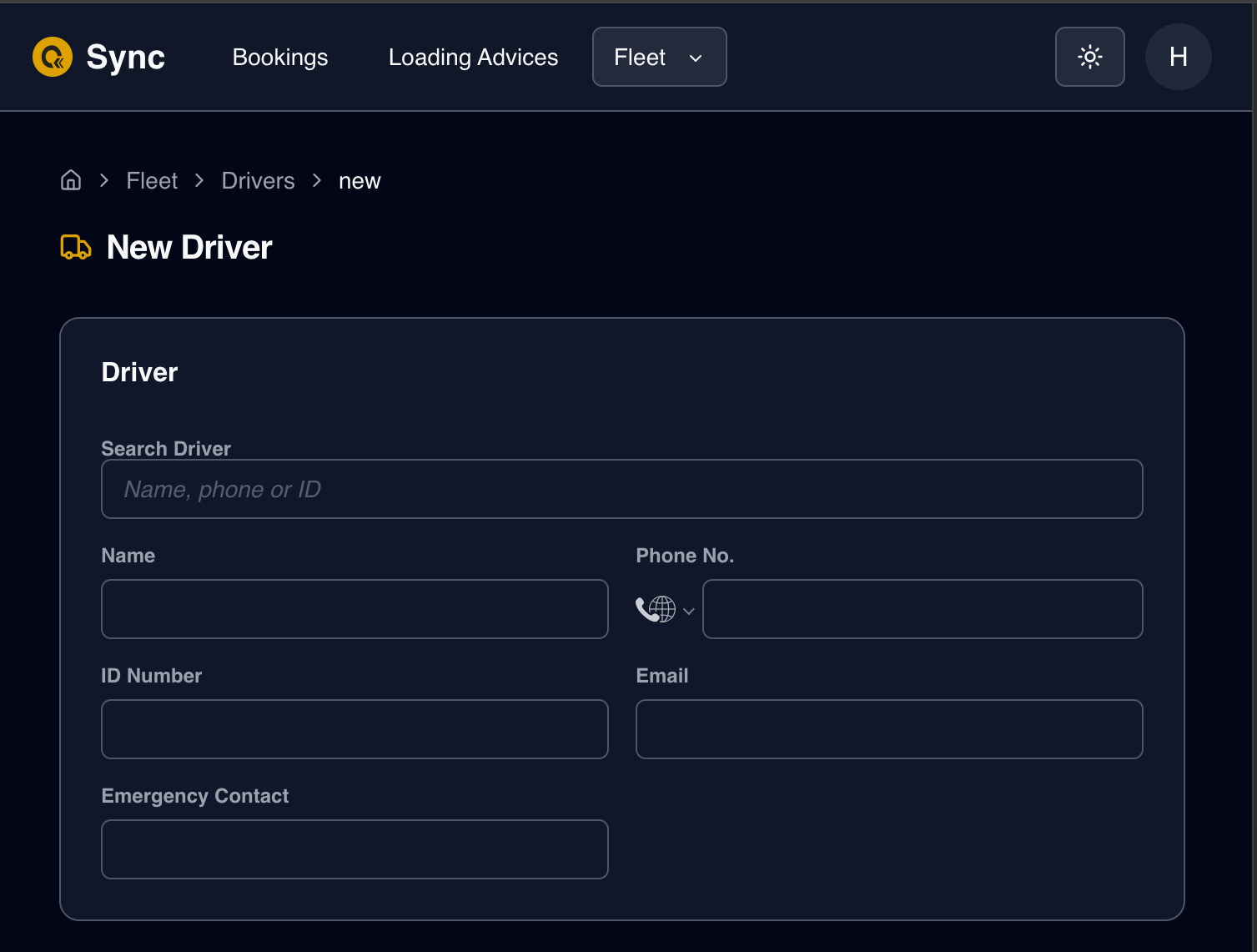 Add Truck