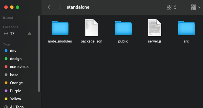 screenshot standalone_build